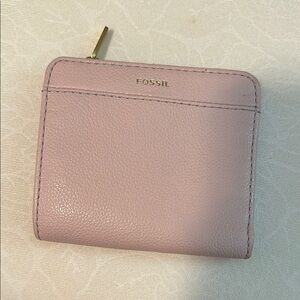 Fossil Blush Leather Wallet